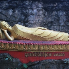 Reclining Buddha on Mt Phou Si